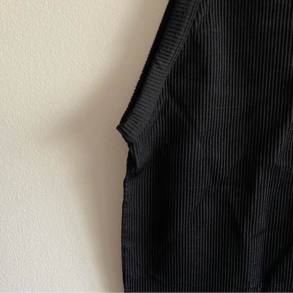 Free People Intimately Black Ribbed Crewneck Stretch Tank Top Size M/L READ - Picture 9 of 13